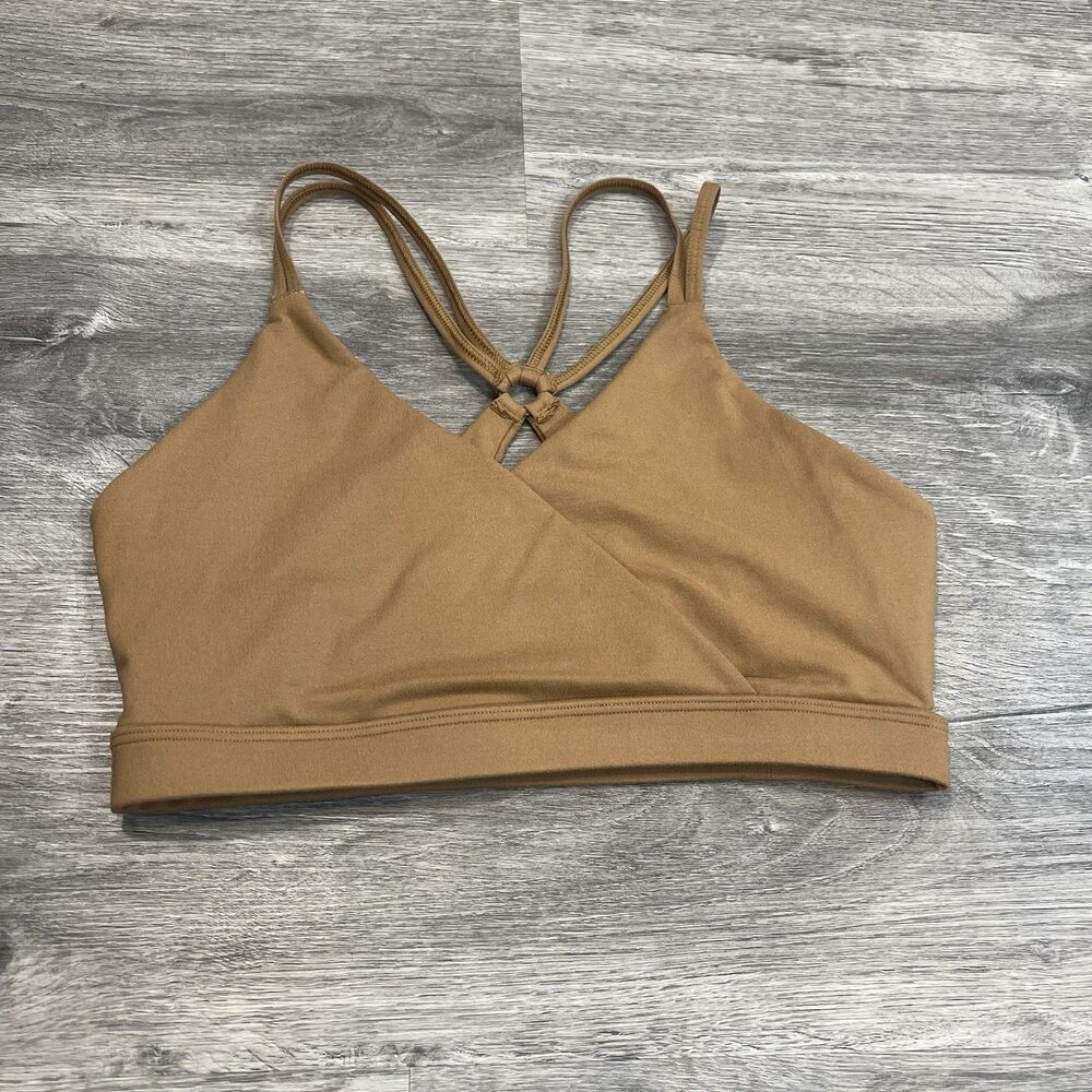 Core 10 Womens Sports Bra Yoga athleisure pilates CTEN10011W21 Camel NWT S